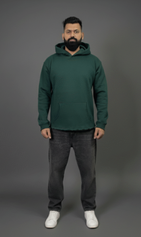 Hoodie designer cut bottom